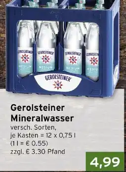 CAP Markt Gerolsteiner Mineralwasser Angebot