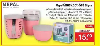 Zimmermann Mepal Snackpot-set Ellipse Angebot