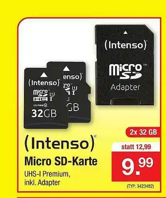 Zimmermann Intenso Micro Sd-karte Angebot