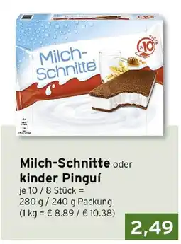 CAP Markt Milch-Schnitte Angebot