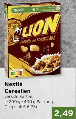 CAP Markt Nestlé Cerealien Angebot