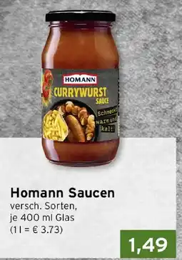 CAP Markt Homann Currywurst Sauce Angebot