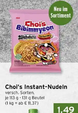 CAP Markt Choi's Instant-Nudeln Angebot