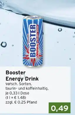 CAP Markt Booster Energy Drink Angebot