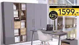 Möbel Braun Bürowandkombi Angebot