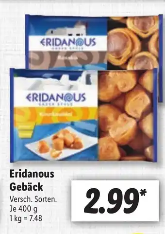 Lidl Eridanous Gebäck 400g Angebot