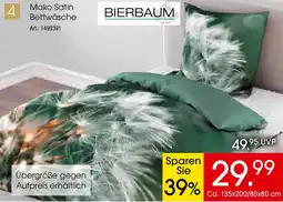 Zurbrüggen BIERBAUM Mako Satin Bettwäsche Angebot