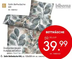 Zurbrüggen Biberna Satin Bettwäsche Kitt Angebot