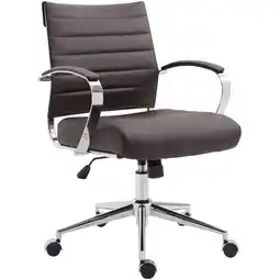 Netto Marken-Discount CLP Bürostuhl Oakland Kunstleder Farbe: braun, Material: Kunstleder Angebot