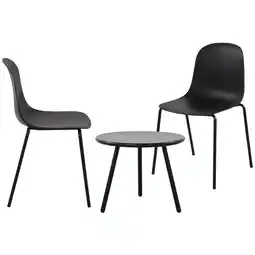 Netto Marken-Discount CLP Sitzgruppe Mindin 2er Farbe: schwarz Angebot