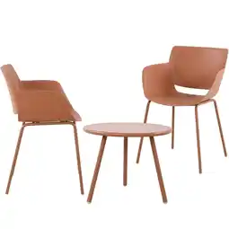 Netto Marken-Discount CLP Sitzgruppe Berena 2er Farbe: terracotta, Set-Inhalt: 2 Stühle Angebot