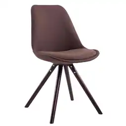 Netto Marken-Discount CLP Besucherstuhl Toulouse Stoff Cappuccino Rund Farbe: braun, Gestell Farbe: cappuccino Angebot