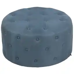 Netto Marken-Discount CLP Fußhocker Korsika Stoff Farbe: blau, Material: Stoff Angebot