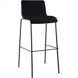 Netto Marken-Discount CLP Barhocker Hoover Stoff 4-Fuß Gestell schwarz Farbe: schwarz, Gestell Farbe: schwarz Angebot