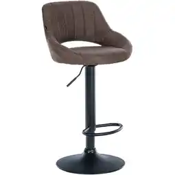 Netto Marken-Discount CLP Barhocker Milet Stoff schwarz Farbe: braun, Gestell Farbe: schwarz Angebot