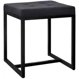 Netto Marken-Discount CLP Sitzhocker Barci B Stoff Farbe: schwarz, Material: Stoff Angebot