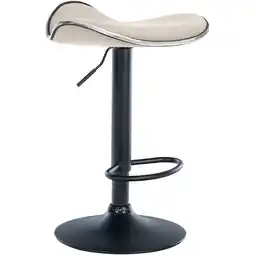 Netto Marken-Discount CLP Barhocker Shanghai Kunstleder schwarz Farbe: creme, Material Gestell: Metall matt schwarz Angebot