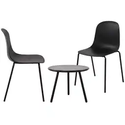 Netto Marken-Discount CLP Sitzgruppe Berdin 2er Farbe: schwarz Angebot