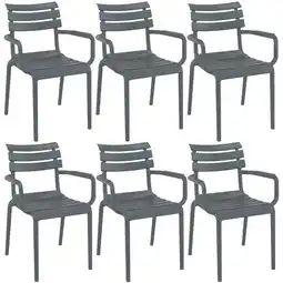 Netto Marken-Discount CLP 6er Set Stühle Paris Farbe: dunkelgrau Angebot