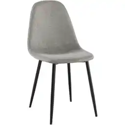 Netto Marken-Discount CLP Esszimmerstuhl Napier Stoff Farbe: hellgrau, Material: Stoff Angebot