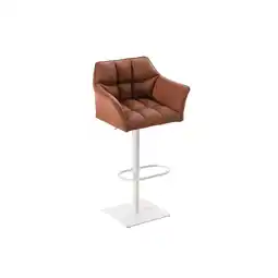 Netto Marken-Discount CLP Barhocker Damaso W Farbe: hellbraun, Gestell Farbe: weiß Angebot