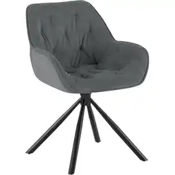 Netto Marken-Discount CLP Esszimmerstuhl Rimio Cord Farbe: grau Angebot