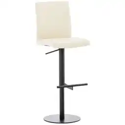 Netto Marken-Discount CLP Barhocker Cadiz Kunstleder schwarz Farbe: creme, Gestell Farbe: schwarz Angebot