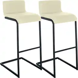 Netto Marken-Discount CLP 2er Set Barhocker Newport B Stoff Farbe: creme, Material: Stoff Angebot