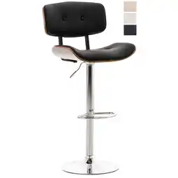 Netto Marken-Discount CLP Barhocker Sarnia Kunstleder Farbe: walnuss/schwarz Angebot