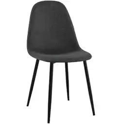 Netto Marken-Discount CLP Esszimmerstuhl Napier Stoff Farbe: schwarz, Material: Stoff Angebot