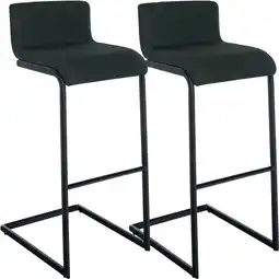 Netto Marken-Discount CLP 2er Set Barhocker Newport B Stoff Farbe: dunkelgrau, Material: Stoff Angebot