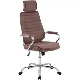 Netto Marken-Discount CLP Bürostuhl Rako Stoff Farbe: braun Angebot