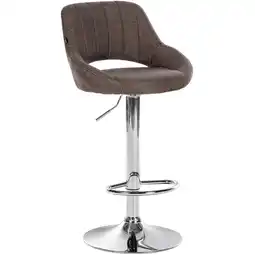 Netto Marken-Discount CLP Barhocker Milet Stoff chrom Farbe: braun, Gestell Farbe: chrom Angebot