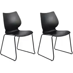 Netto Marken-Discount CLP 2er Set Stuhl Houma Farbe: schwarz Angebot