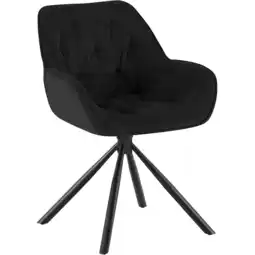Netto Marken-Discount CLP Esszimmerstuhl Rimio Cord Farbe: schwarz Angebot