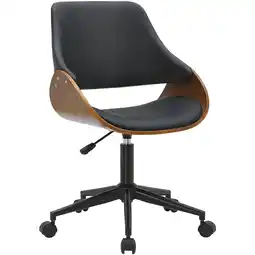 Netto Marken-Discount CLP Bürostuhl Sorrento Kunstleder Farbe: walnuss/schwarz Angebot