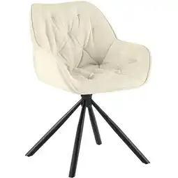 Netto Marken-Discount CLP Esszimmerstuhl Rimio Cord Farbe: creme Angebot