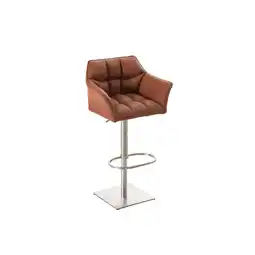 Netto Marken-Discount CLP Barhocker Damaso E Farbe: hellbraun, Gestell Farbe: edelstahl Angebot