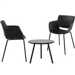 Netto Marken-Discount CLP Sitzgruppe Minota 2er Farbe: schwarz, Set-Inhalt: 2 Stühle Angebot