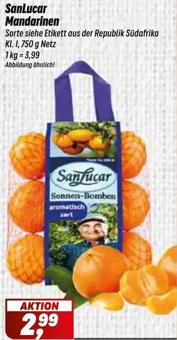 Simmel SanLucar Mandarinen Angebot