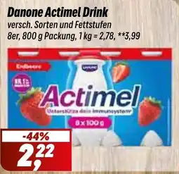Simmel Danone Actimel Drink Angebot