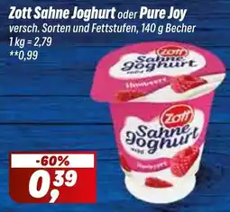 Simmel Zott Sahne Joghurt Angebot