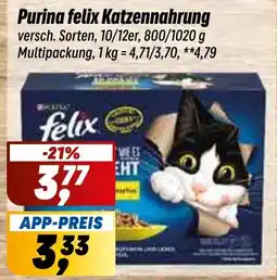 Simmel Purina felix Katzennahrung Angebot