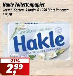 Simmel Hakle Toilettenpapier Angebot