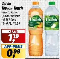 Simmel Volvic Tee oder Touch Angebot