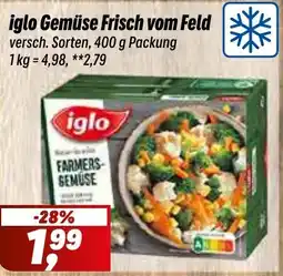 Simmel iglo Gemüse Frisch vom Feld Angebot