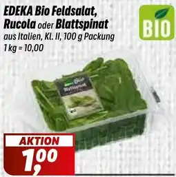 Simmel EDEKA Bio Feldsalat, Rucola oder Blattspinat Angebot