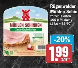 AEZ Rügenwalder Mühlen Schinken Angebot