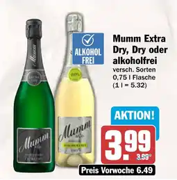 AEZ Mumm Extra Dry Angebot