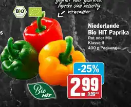 AEZ Niederlande Bio HIT Paprika Angebot